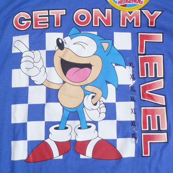 Sonic The Hedgehog Long Sleeve T-Shirt XL NWT - Picture 2 of 6